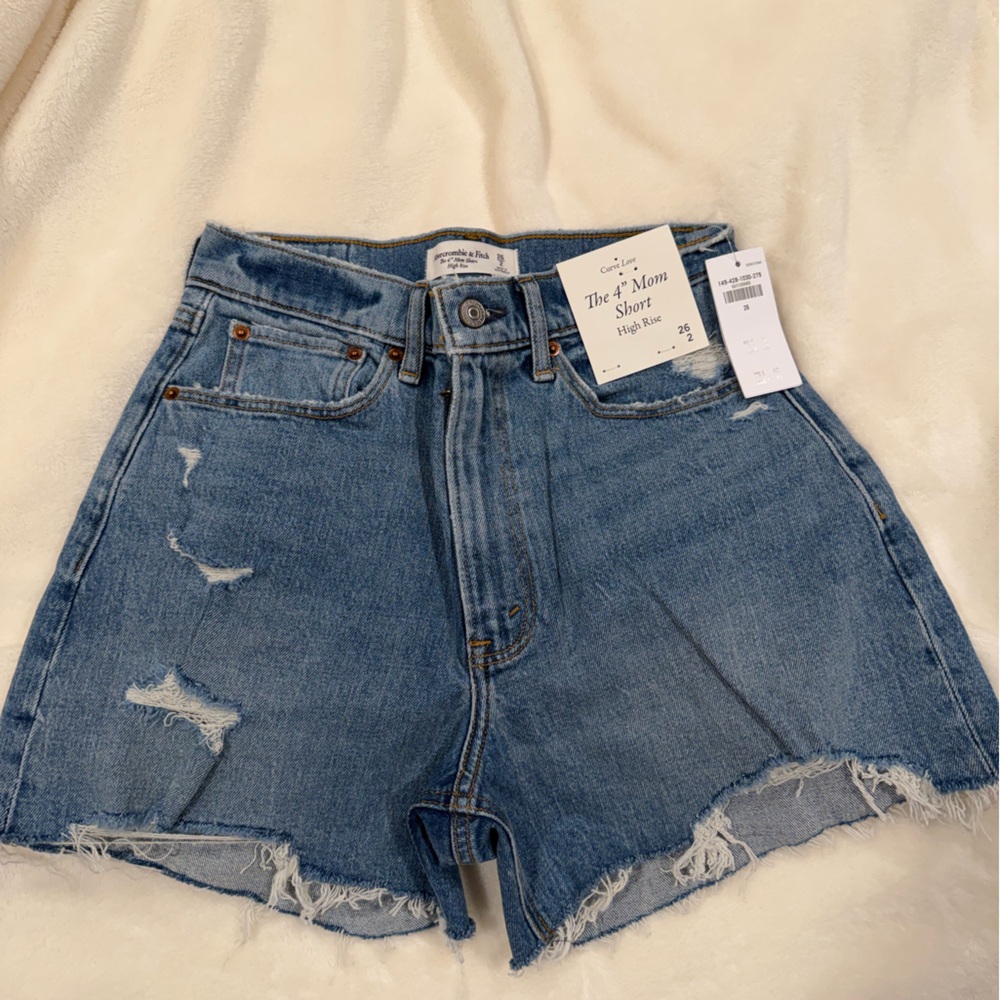 Abercrombie Curve Love Mom Shorts